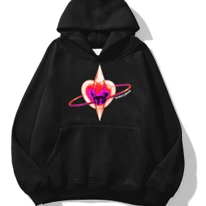 Unisex Broken Planet Sweatshirt Hoodie Siyah