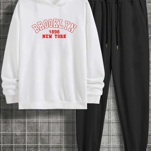 Unisex Brooklyn Baskılı Eşofman Takımı KP-SİYAH-BROOKLYN-ESH-SİYAH