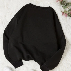 Unisex Brooklyn Özel Renkli Oversize Bisiklet Yaka Pamuklu Sweatshirt