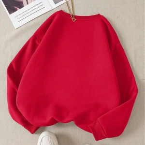 Unisex Brooklyn Özel Renkli Oversize Bisiklet Yaka Pamuklu Sweatshirt