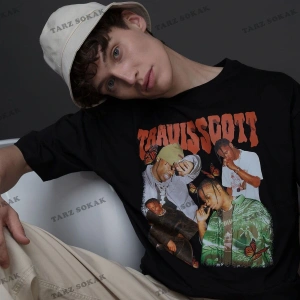 Unisex Butterfly Travis Scott Siyah