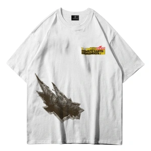 Unisex Cacti Impact Tshirt Beyaz