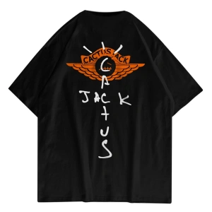 Unisex Cactus Jack 101 Siyah Tshirt