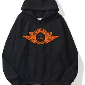 Unisex Cactus Jack 202 Siyah Sweatshirt