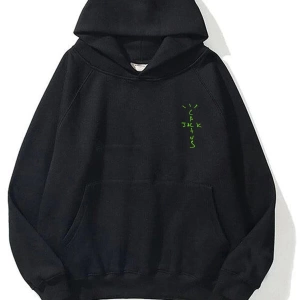 Unisex Cactus Jack Air Siyah Sweatshirt