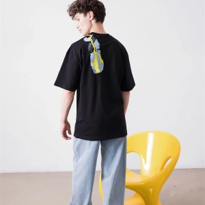 Unisex Cactus Trails Siyah Tshirt