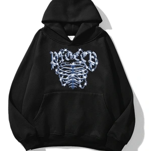 Unisex Cage 101 Sweatshirt Hoodie Siyah
