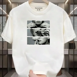 UNİSEX Carzy Lips T-shirt