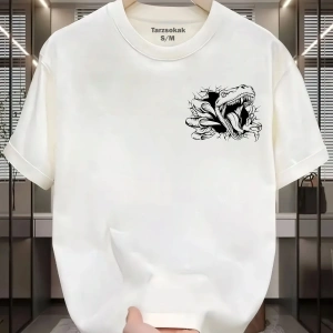 UNİSEX Çatlak Dino T-shirt