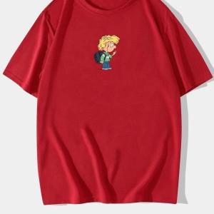 Unisex Cedric Üzümlü Kekim Baskılı T-shirt