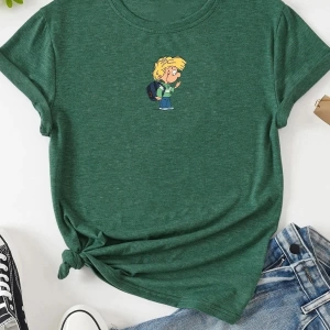 Unisex Cedric Üzümlü Kekim Baskılı T-shirt
