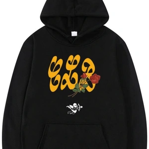 Unisex Certified Lover Boy Siyah Sweatshirt