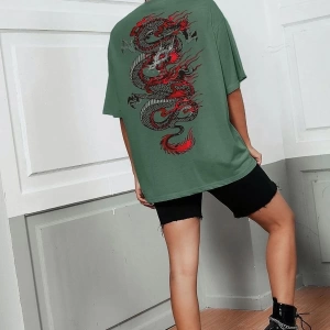 Unisex Chinesebox Baskılı T-shirt