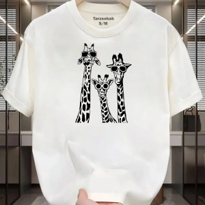 UNİSEX Cool Zurafa T-shirt