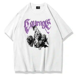 Unisex Courage Tshirt Beyaz