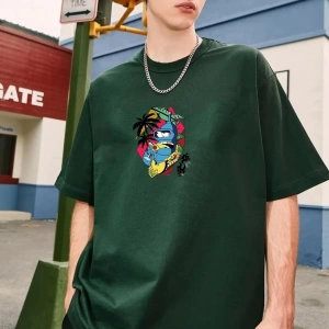 Unisex Crazy Banana Baskılı T-shirt