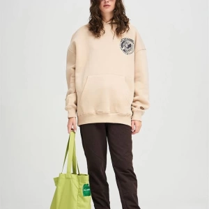 Unisex Cross Sweatshirt Hoodie Gri