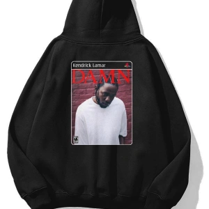 Unisex Damn Kendrick Lamar PS2 Sweatshirt Siyah