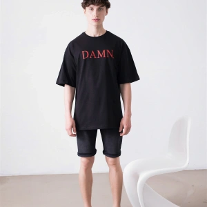 Unisex Damn Kendrick Lamar Siyah Tshirt