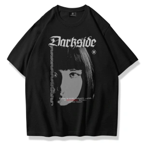 Unisex Darkside Tshirt Siyah