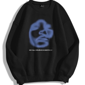 Unisex Destiny Bisiklet Yaka Sweatshirt