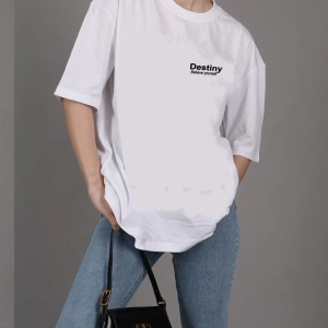 Unisex Destiny Rahat Kesim Oversize T-shirt