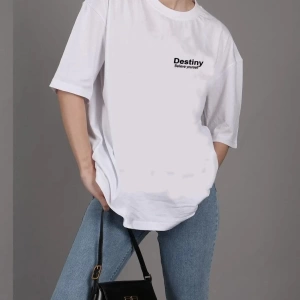 Unisex Destiny Rahat Kesim Oversize T-shirt