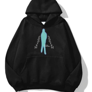Unisex Diffuse Reflection Sweatshirt Siyah