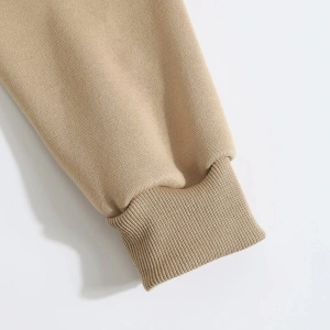 Unisex Dino Baskılı Oversize Kapüşonlu Pamuklu Sweatshirt Bej