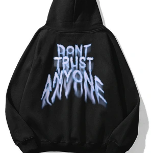 Unisex Dont Trust Anyone Sweatshirt Hoodie Siyah