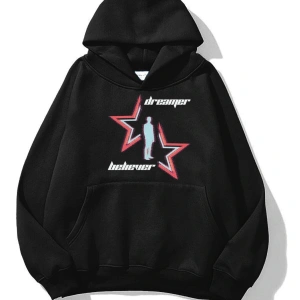 Unisex Dreamer Believer Sweatshirt Siyah