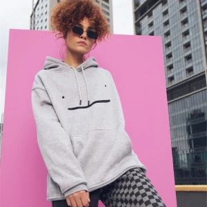 Unisex Dreamwastaken Gri Sweatshirt