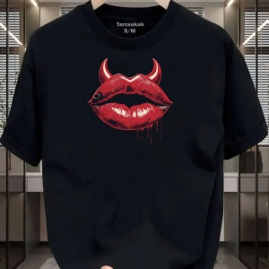 UNİSEX Dudak Lips T-shirt