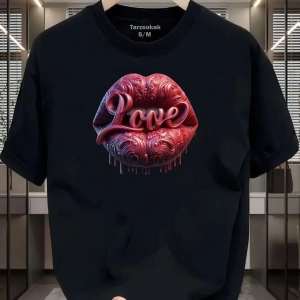 UNİSEX Dudak Lips T-shirt