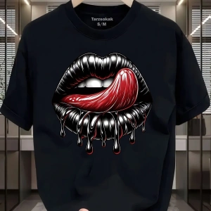 UNİSEX Dudak Lips T-shirt