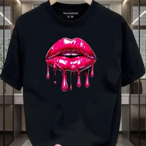 UNİSEX Dudak Lips T-shirt