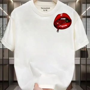 UNİSEX Dudak Lips T-shirt