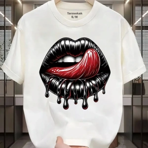UNİSEX Dudak Lips T-shirt