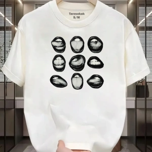 UNİSEX Dudak Lips T-shirt