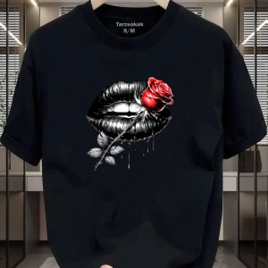 UNİSEX Dudak Lips T-shirt