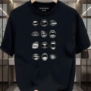 UNİSEX Dudak Lips T-shirt
