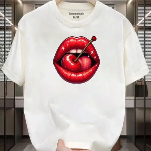 UNİSEX Dudak Lips T-shirt