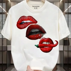 UNİSEX Dudak Lips T-shirt