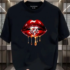 UNİSEX Dudak Lips T-shirt