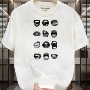 UNİSEX Dudak Lips T-shirt