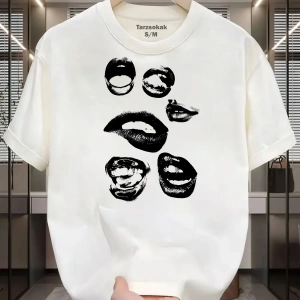 UNİSEX Dudak Lips T-shirt