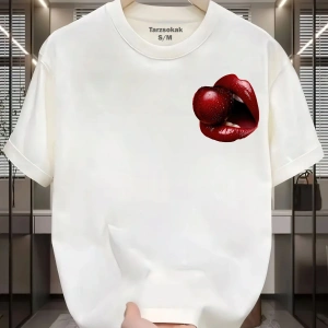 UNİSEX Dudak Lips T-shirt