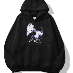 Unisex Embryo By Sweatshirt Hoodie Siyah