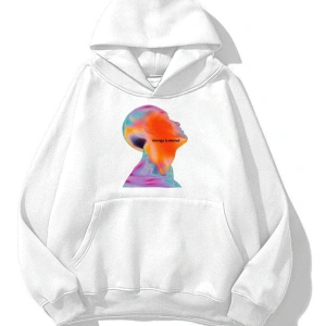 Unisex Energy Is Eternal Sweatshirt Beyaz