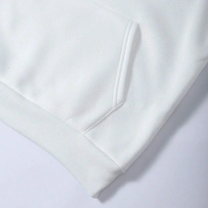 Unisex Erkek/Kadın BB Renkli Özel Baskılı Oversize Kapüşonlu Sweatshirt Beyaz